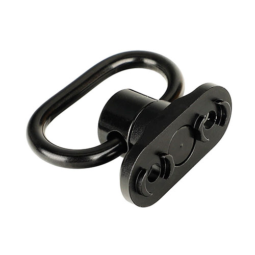 Der M-LOK QD Sling Mount bietet ein leichtes, flaches Design für optimale Beweglichkeit und ist kompatibel mit universellen QD Swivels für flexibles Sling-System.